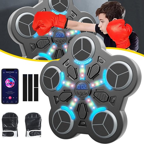 Music boxing machine - music, gloves